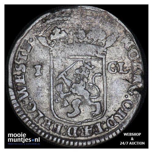 West-Friesland - Gulden - 1705 (kant B)