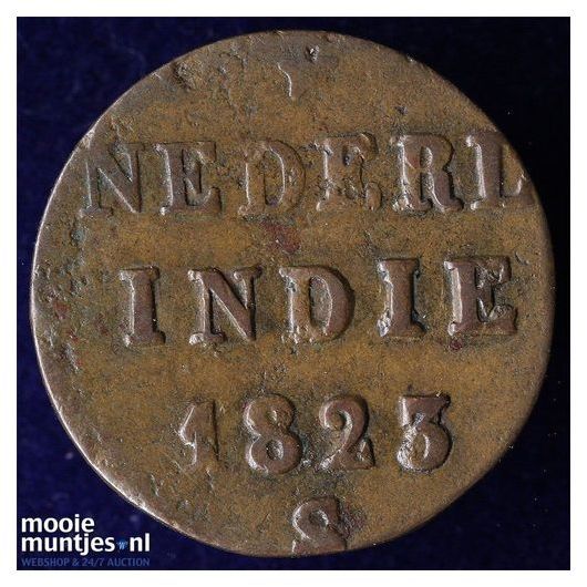 Nederlands-Indië - 1/8 Stuiver - 1822 (kant A)