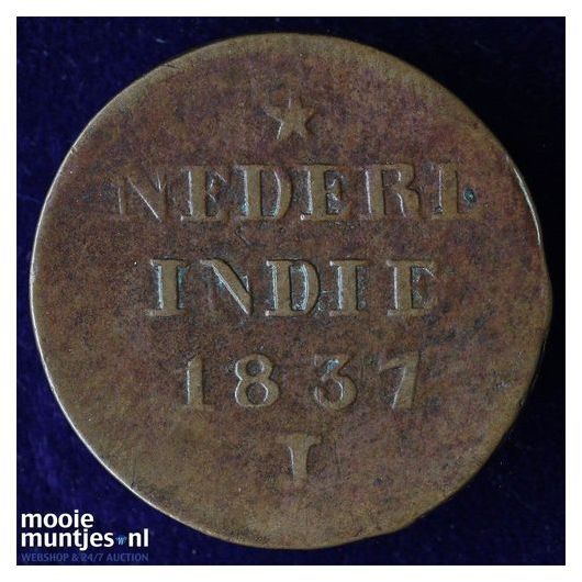 Nederlands-Indi&euml; - 2 cent - 1837 J (kant A)