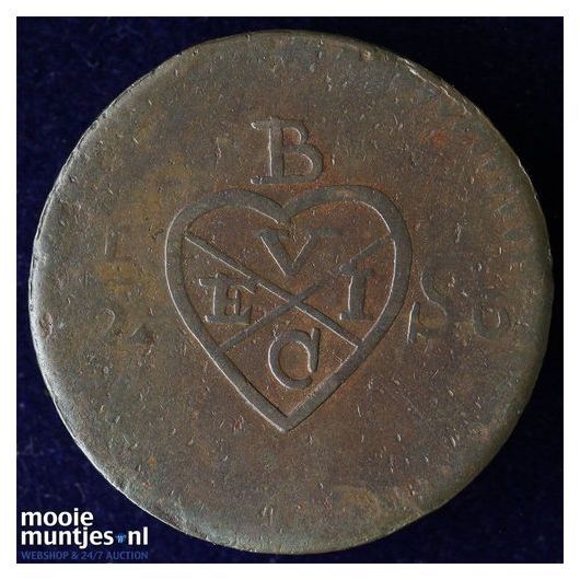 Nederlands-Indi&euml; - &frac12; Stuiver  - 1810 Z Java (kant B)