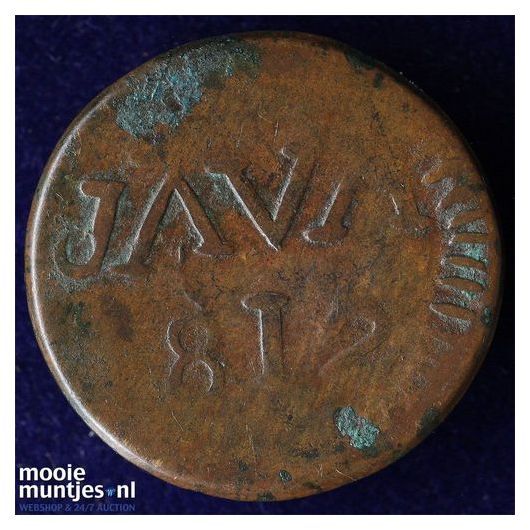 Nederlands-Indi&euml; - &frac12; Stuiver  - 1812 Java (kant A)