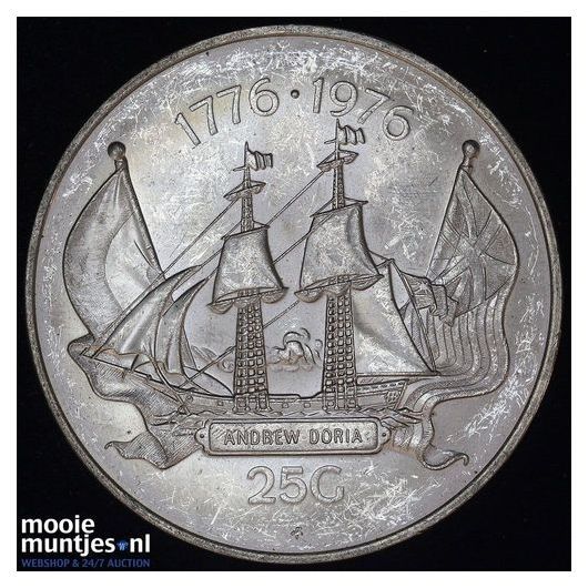 Nederlandse Antillen  - 25 gulden - 1973 (kant B)