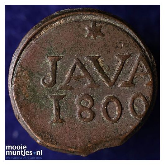 Nederlands-Indi&euml; - Duit - 1809 Java LN (kant A)