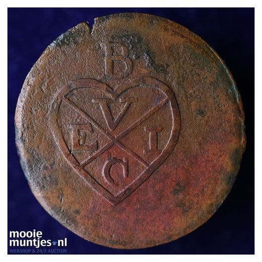 Nederlands-Indi&euml; - Duit - 1812 Z Java (kant B)