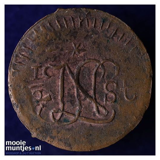 Nederlands-Indi&euml; - &frac12; Stuiver  - 1810 Java LN (kant B)