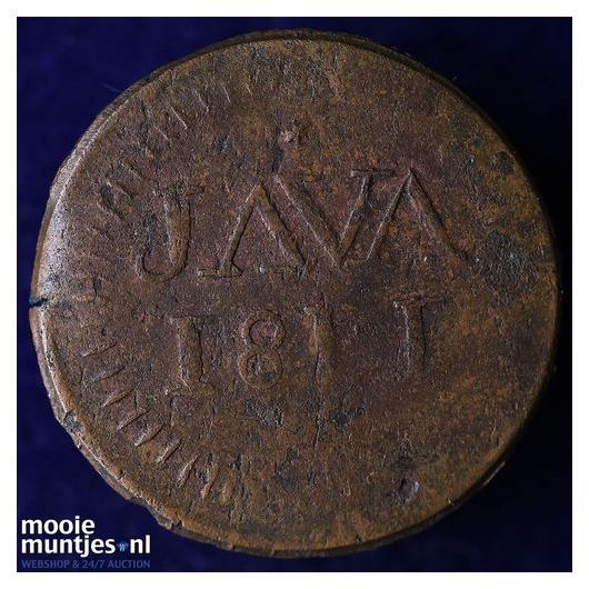 Nederlands-Indië - ½ Stuiver  - 1811 Java (kant A)