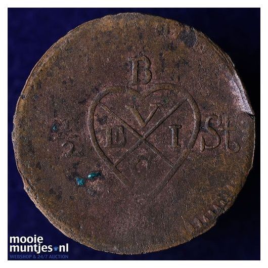 Nederlands-Indi&euml; - &frac12; Stuiver  - 1811 Java (kant B)