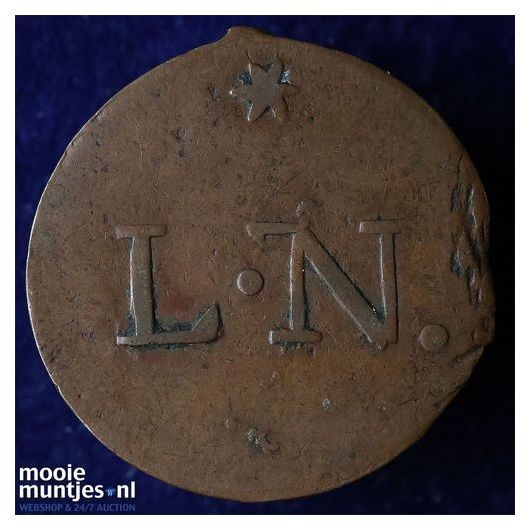 Nederlands-Indi&euml; - Duit - 1808 Holland (kant B)