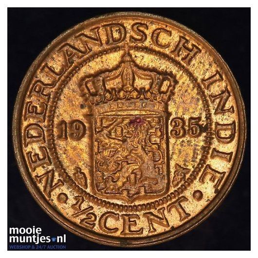 Nederlands-Indië - ½ cent - 1932 (kant A)