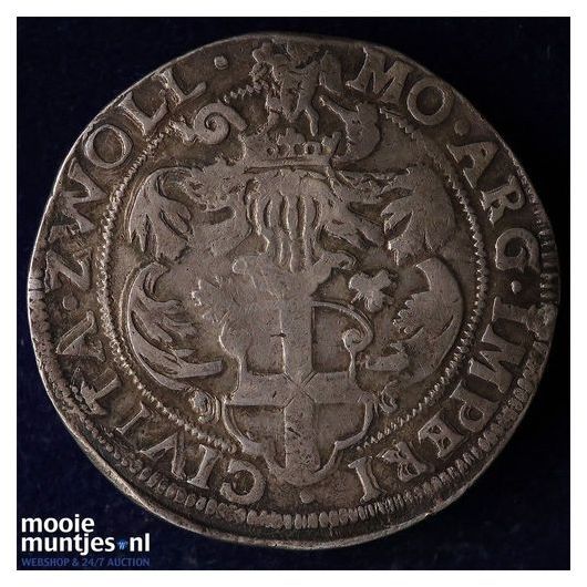 Zwolle - Gehelmde of arendsrijksdaalder - 1599 (kant A)