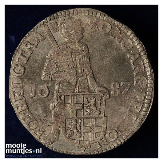 Utrecht - Zilveren dukaat - 1687 (kant A)