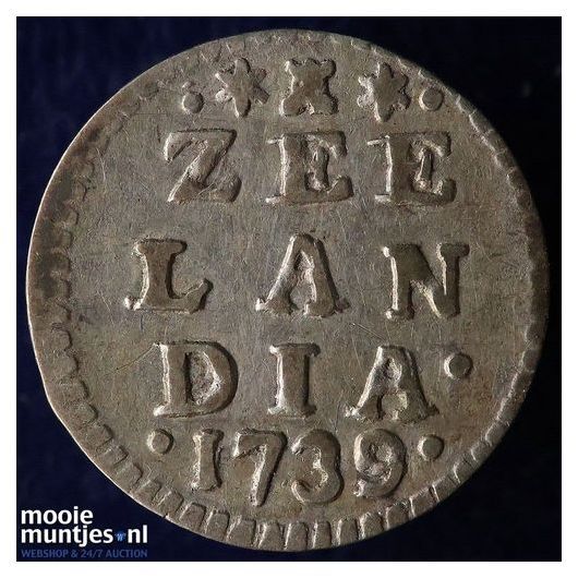 Zeeland - Pijl- of bezemstuiver - 1739 (kant A)