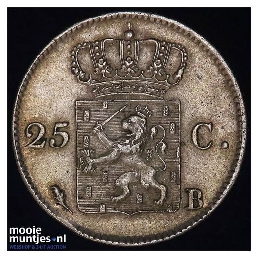 1 gulden - Willem III - 1851 (kant B)
