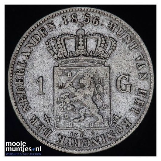 1 gulden - Willem III - 1851 (kant A)