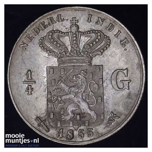 Nederlands-Indië - 1/10 gulden - 1891 (kant A)