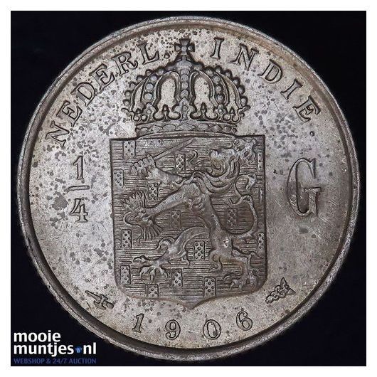 Nederlands-Indië - 1/10 gulden - 1891 (kant A)