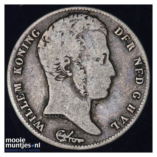 1 gulden - Wilhelmina - 1911 (kant B)