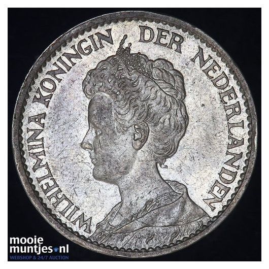 1 gulden - Wilhelmina - 1911 (kant B)