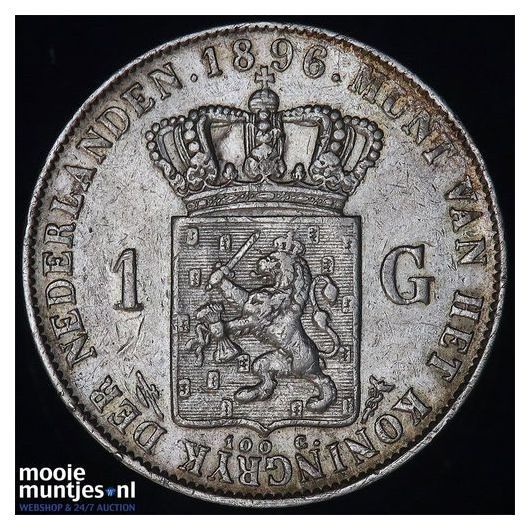 1 gulden - Wilhelmina - 1911 (kant A)