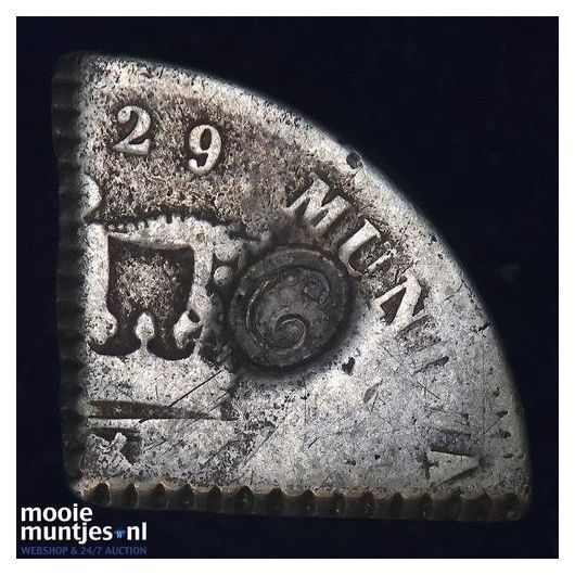 Curaçao - Driekantje van 25 cent - z.j. (1838) (kant A)