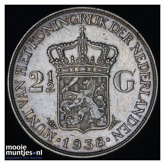 2½ gulden - Willem III - 1862 (kant A)