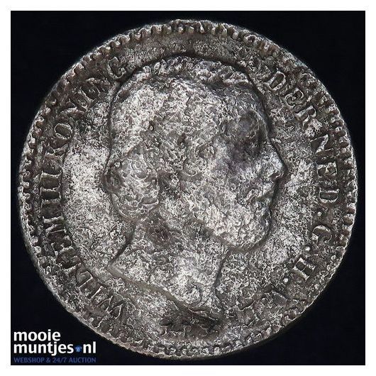 10 cent - Willem II - 1849 b (kant B)