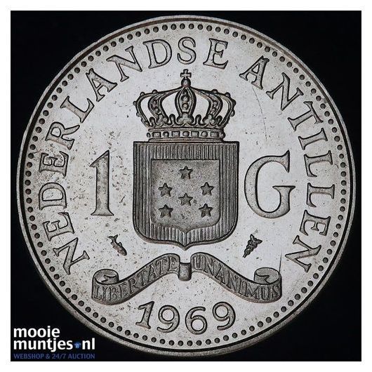 Nederlandse Antillen  - 1 gulden - 1969 PROOF (kant A)