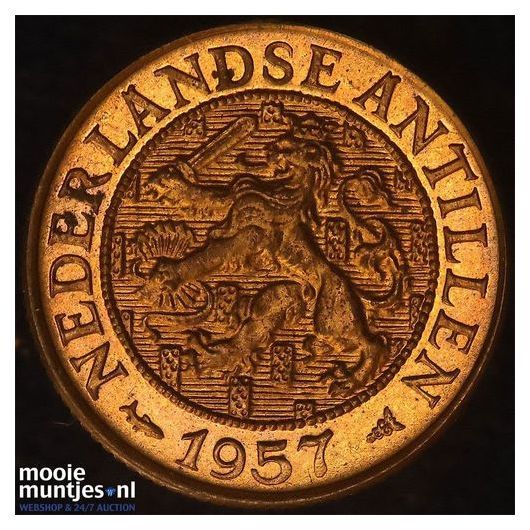 Nederlandse Antillen  - 1 gulden - 1969 PROOF (kant A)