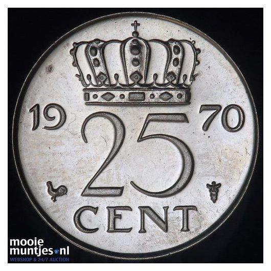 25 cent - Juliana - 1970 PROOF (kant A)