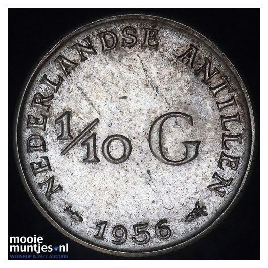 Nederlandse Antillen  - 1/10 gulden - 1954 PROOF (kant A)