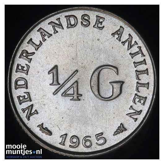 Nederlandse Antillen  - 1/4 gulden - 1954 PROOF (kant A)
