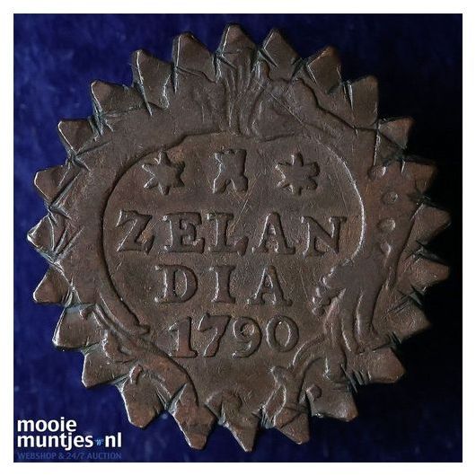 Zeeland - Duit - 1790 (kant A)