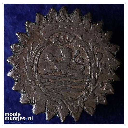 Zeeland - Duit - 1790 (kant B)