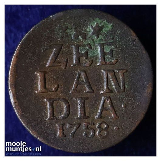 Zeeland - Duit - 1790 (kant A)