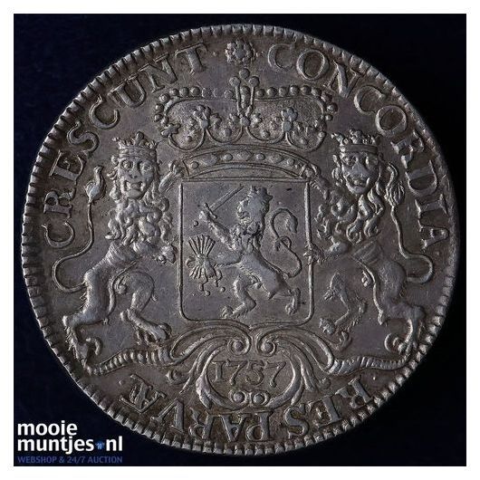 Zeeland - Zilveren rijder of dukaton - 1664 (kant A)