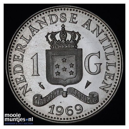 Nederlandse Antillen  - 1 gulden - 1969 PROOF (kant A)