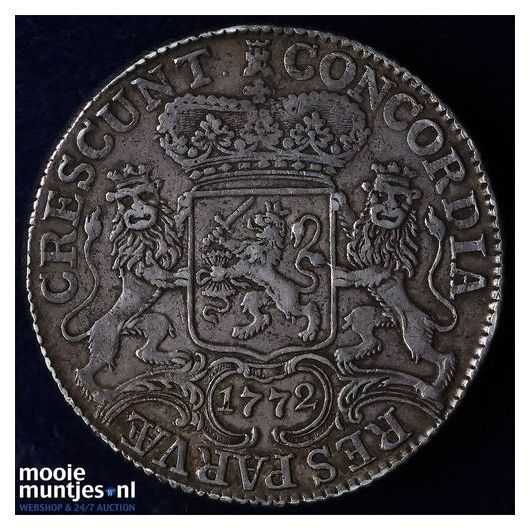 Zeeland - Zilveren dukaat - 1777 (kant A)