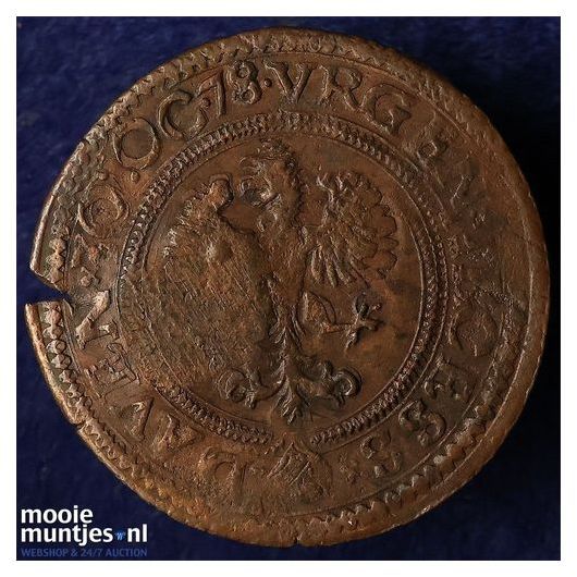 Deventer - Halve stuiver - 1578 (kant A)