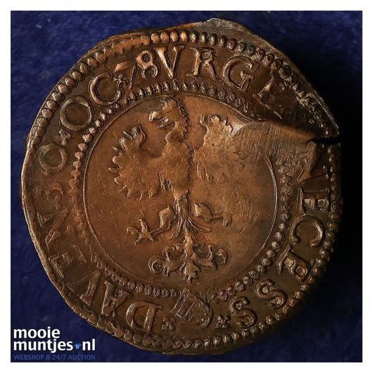 Deventer - Halve stuiver - 1578 (kant A)