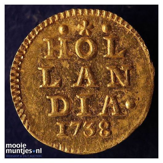 Holland - Pijl- of bezemstuiver - 1738 (kant A)