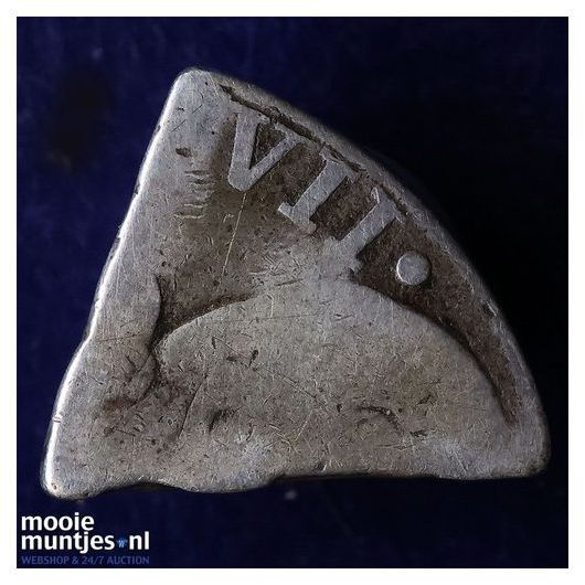 Curaçao - Driekantje van 3 reaal of 18 stuiver - z.j. 1818 (kant B)