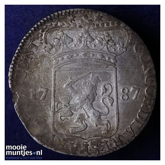 Zeeland - Zilveren dukaat - 1787 (kant A)