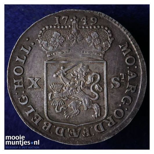 Holland - Halve gulden - 1749 (kant A)