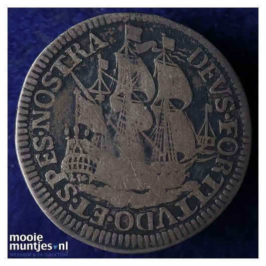 Geoc. Munt van Enkhuizen - Scheepjesschelling - 1678 (kant B)