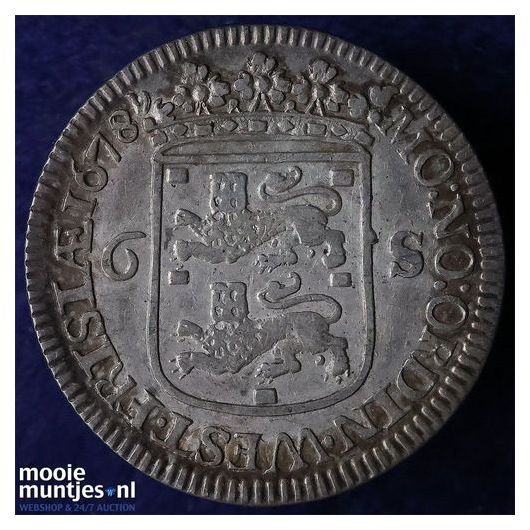 Geoc. Munt van Enkhuizen - Scheepjesschelling - 1678 (kant A)