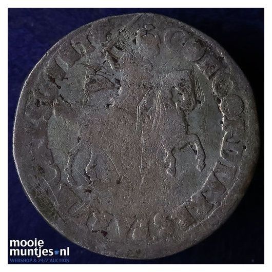 Overijssel - Gulden - 1723 (kant B)