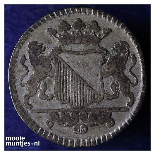 Stad Utrecht - Zilveren duit - 1739 (kant B)