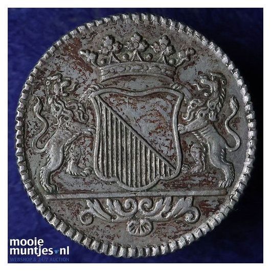 Stad Utrecht - Zilveren duit - 1739 (kant B)