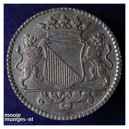 Stad Utrecht - Zilveren duit - 1739 (kant B)