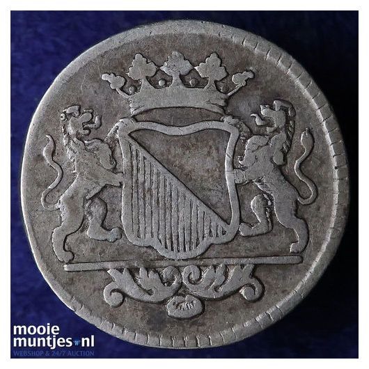 Stad Utrecht - Zilveren duit - 1739 (kant B)